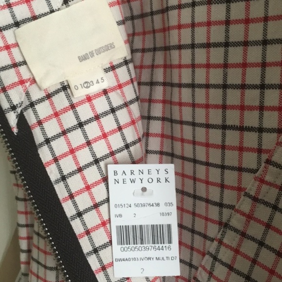 New Band of Outsiders Asymmetrical Shift Dress - Picture 4 of 5